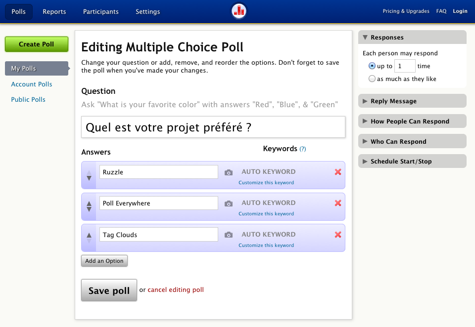 Poll Everywhere Question Poll Everywhere Question