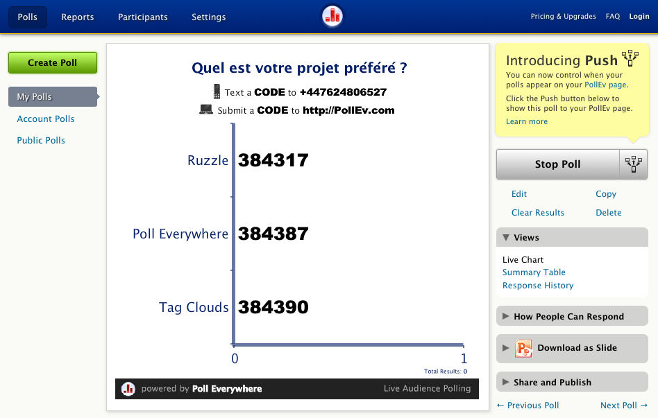 Poll Everywhere Vote Poll Everywhere Vote